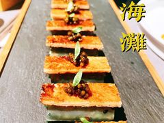 鱼子酱脆皮野菜松板肉-上海滩餐厅(BFC外滩金融中心店)