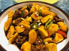 松子牛肉炒年糕-梁溪河畔·吉府花园(南长街南下塘店)