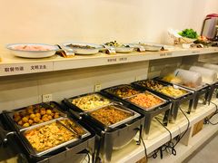 自助取餐区-鹈鹕素食餐厅自助餐部(正阳街店)