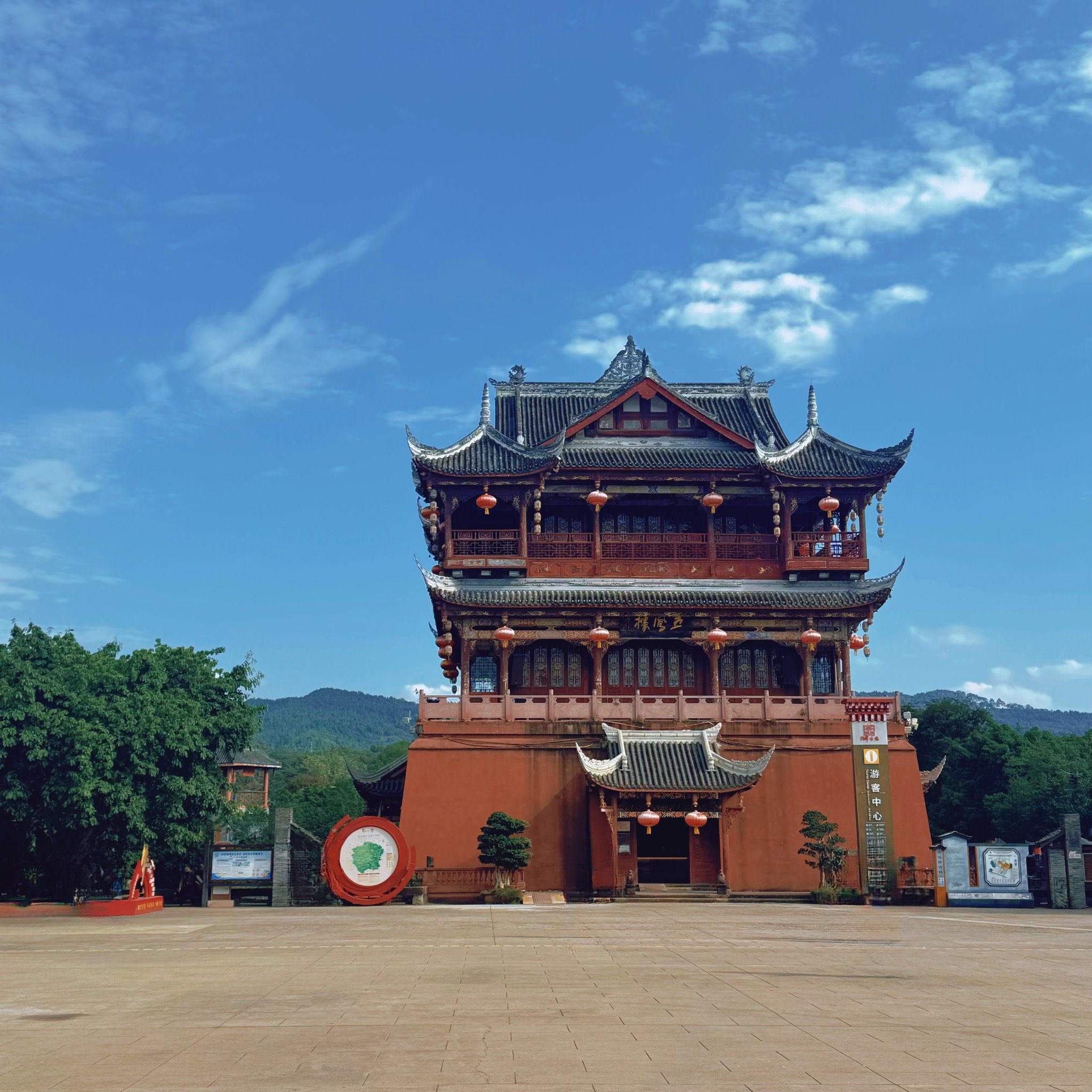 洛带古镇风景图片图片