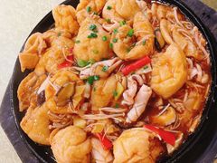 铁板海鲜鱼腐-大自然美食农庄(广州南站店)