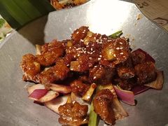 雪花糖醋里脊-绿茶餐厅(华联万柳店)