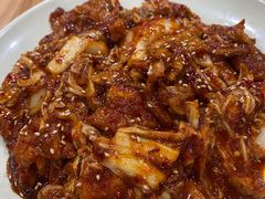 辣白菜炒肉-贤花饭店(城阳店)