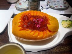 木瓜雪莲炖桃胶-千叶创意融合料理(水韵城店)