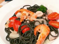 WOW海鲜墨鱼汁意面-必胜客(涂门街店)