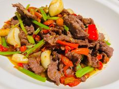 菜籽油炒衡东黄牛肉-老湘村·湖南土菜(天河维多利店)