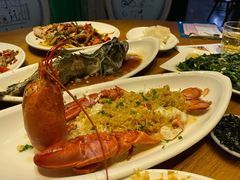 蒜蓉蒸龙虾-南海渔家•海鲜•正宗海南菜(海棠湾店)