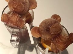 「无限续饮」小熊冻柠茶-领鲜天下·焗海鲜·花胶鸡(天目里店)