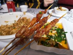 烤羊肉-庞家烧烤客栈(炮台山店)