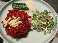 -草家酱蟹炭火烤肉店(珲春南路一店)