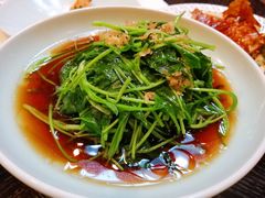 虾皮热炝芥蓝苗-海天楼中餐厅(吴宫泛太平洋酒店)