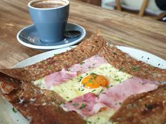 巴黎火腿鸡蛋芝士蘑菇可丽饼-RAC BAR(安福路店)