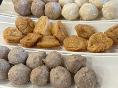 自制鱼豆腐-潮汕美牛肉丸火锅店(天宁寺店)