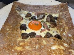 鸡蛋蘑菇熏肉荞麦可丽饼-RAC BAR(安福路店)