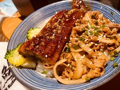 牛肉鳗蒲烧双拼饭-渔寿司·日本料理(艾尚天地店)