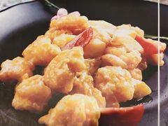 千岛菠萝虾球-如意部落·海鲜烧烤创意菜(金梦海湾店)
