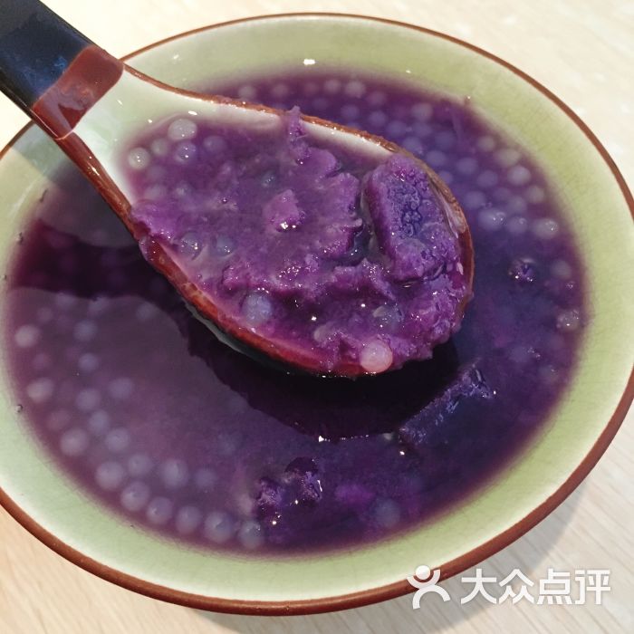 心怡糖水·心怡甜品椰汁紫薯西米图片 