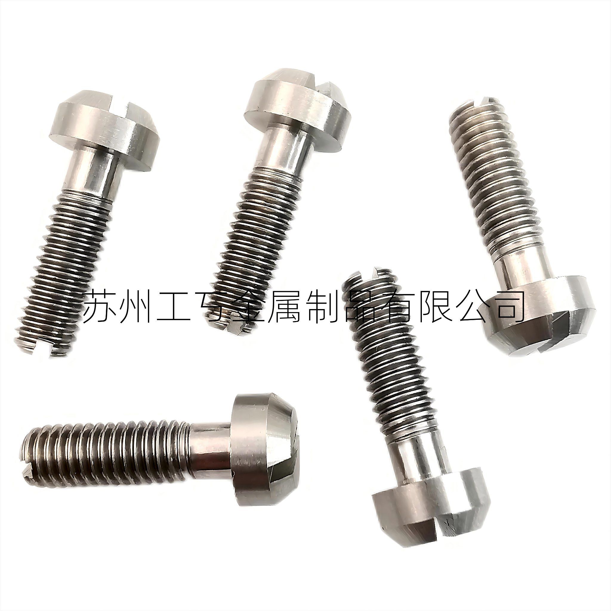 高精密不锈钢双头同向一字槽调节定位螺丝