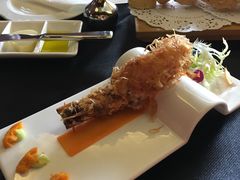 香脆大虾伴海胆-北京建国饭店杰斯汀法餐厅