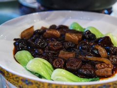 花菇焖海参-雅和生态渔庄·宜城锅巴饭(龙灵山公园店)