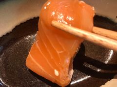 Nobu风·新派三文鱼刺身-山杏yama-katsu·吉列炸物