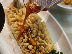 油炸香酥糖醋鲤鱼-百味地锅鸡(二店·财校分店)