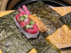 海胆生牛肉手卷-老乾杯和牛烧肉(王府中环店)