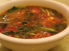 蕃茄猪肝鸡毛菜汤-小实惠嘉(威海路店)