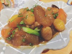 板栗煮牛筋-水之惠鲜鱼料理(王府大街店)