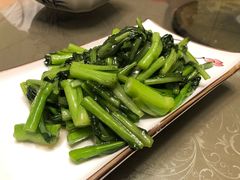 清炒菜心-金牌餐厅·天津菜·八珍豆腐·老爆三(瓷房子店)