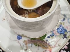 羊肚菌肉苁蓉炖鹧鸪汤-潮隐·东园现代潮菜