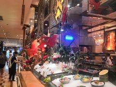 自助取餐区-芭菲盛宴·环球美食(锦城万达广场店)
