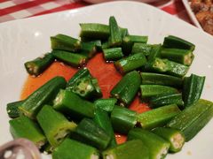 白灼秋葵-西贝(金桥店)
