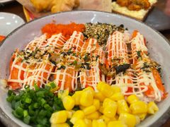 火炙蟹柳拌饭-仙隐小鹿料理食堂(沙市人信汇店)
