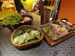 蔬菌拼盘-小牛哈尼韩式水煎肉(万象城店)