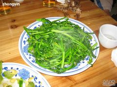 炒油菜花-老根农家饭店