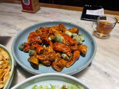 腊八蒜炒肥肠-小吊梨汤·北京菜·烤鸭(鸟巢店)