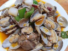 爆炒花斑蛤-温州一家人美食(西木头市店)