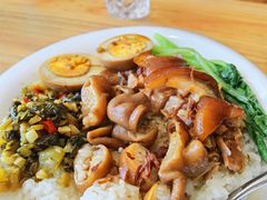 猪脚猪肠双拼饭-香港久记牛腩云吞面(友好广场店)