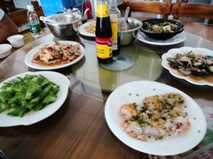 蒸扇贝-叶姐海鲜(棋子湾店)