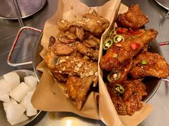 双拼炸鸡-富乐满韩国正宗炸鸡韩国料理(虹泉路店)