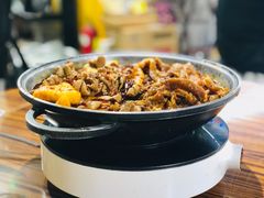 -老红桥炸灌肠牛肚锅烧烤(定福庄店)