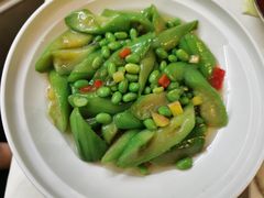 毛豆烩丝瓜-大鸭梨烤鸭店(花园村店)