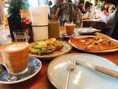 鸡蛋蘑菇熏肉荞麦可丽饼-RAC BAR(安福路店)