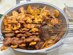 -尕有炕锅烤羊肉