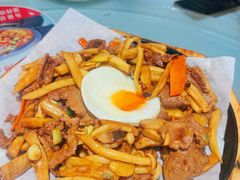 农夫菌菇烧黄牛肉-大师傅金奖啤酒鱼(西街口总店)