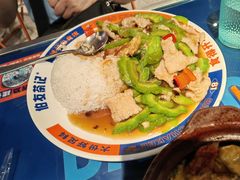 凉瓜肉片饭-伯友茶记(中华广场店)