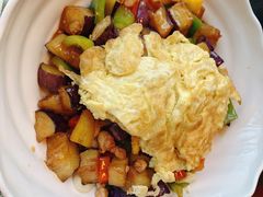 茄子肉丁鸡蛋拌面-文三里屯面馆(三里屯店)
