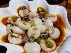 -东来菜馆•手抓海鲜家常菜•海鲜锅贴(鸽子窝店)