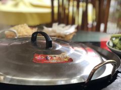 柴锅炖水库鱼-姥家大锅台水库渔家